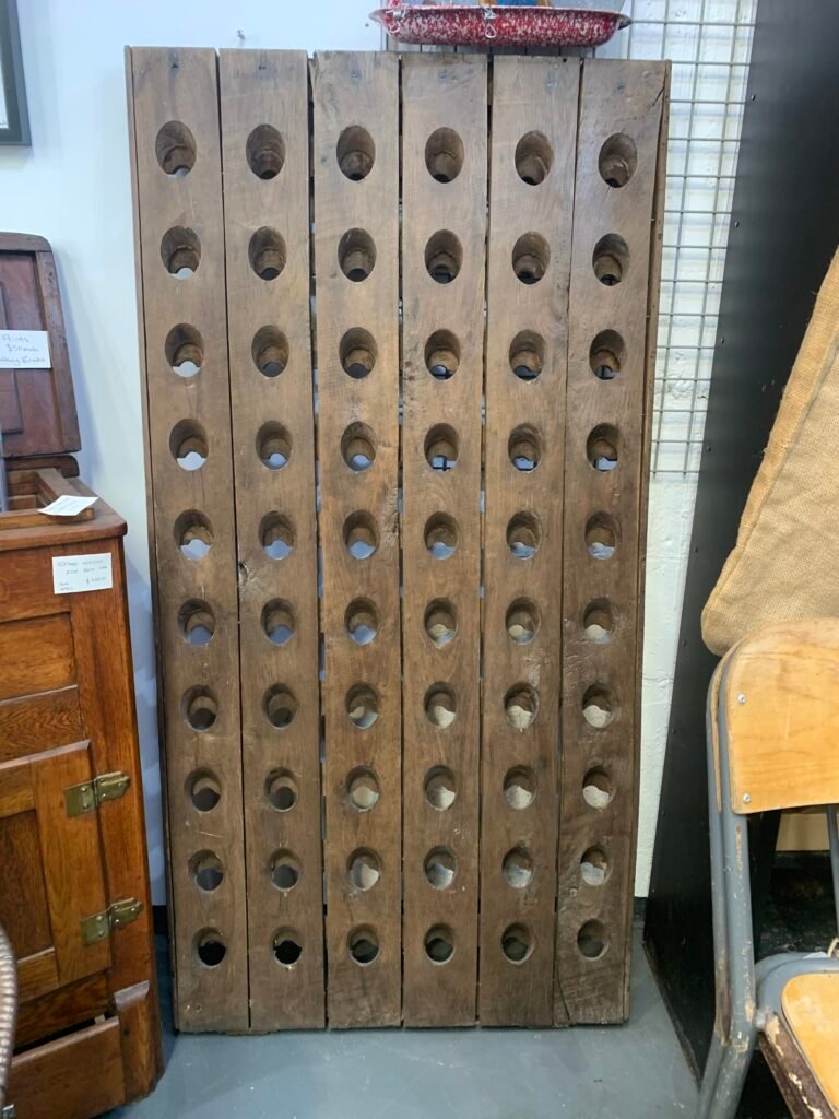 French Champagne Riddling Rack - Rivet - Vintage Shop & Gallery from Raglan