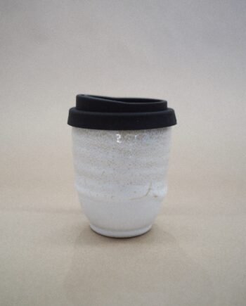WESTCOAST STONEWARE TAKE AWAY CUPS – 8OZ - Marble Cream