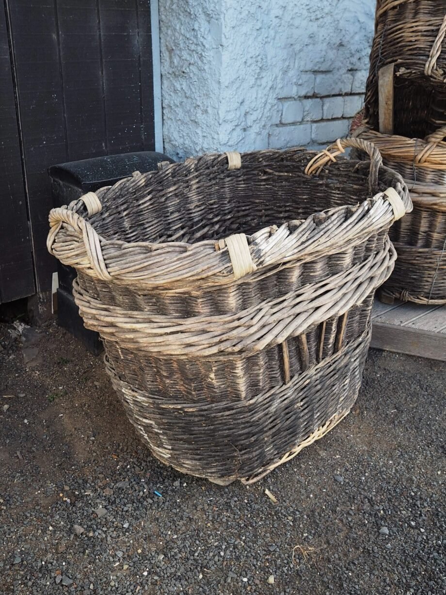 Vintage French Wicker Baskets