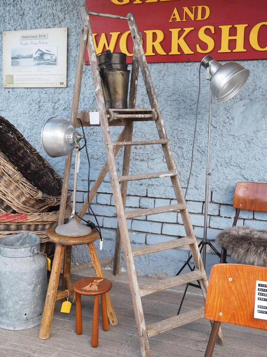 Vintage French Painters Ladder