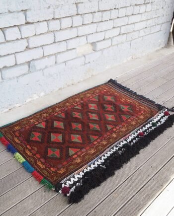Vintage Afghanistan Floor Cushion 60 x 110