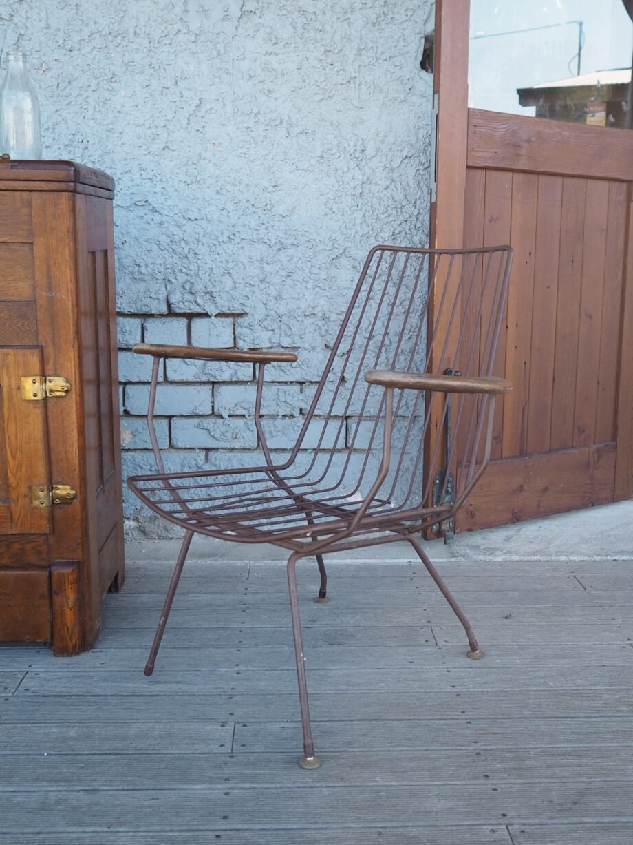 Mid Century Wire Armchair