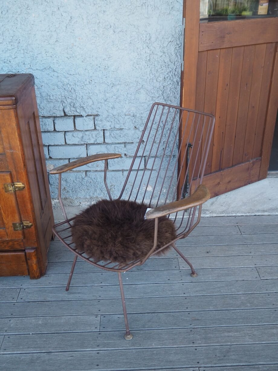 Mid Century Wire Armchair