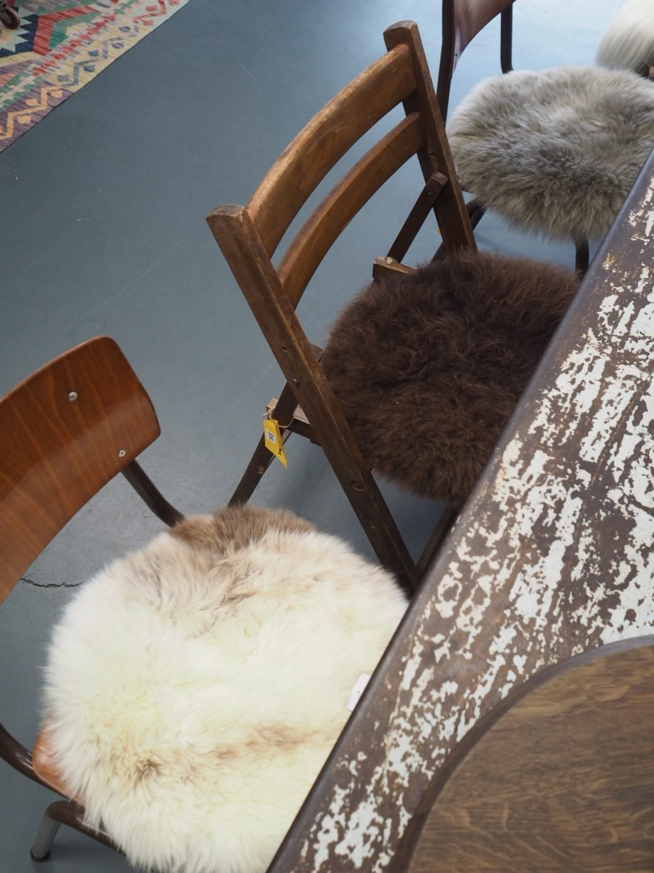 Sheepskin Circle Chair Pads