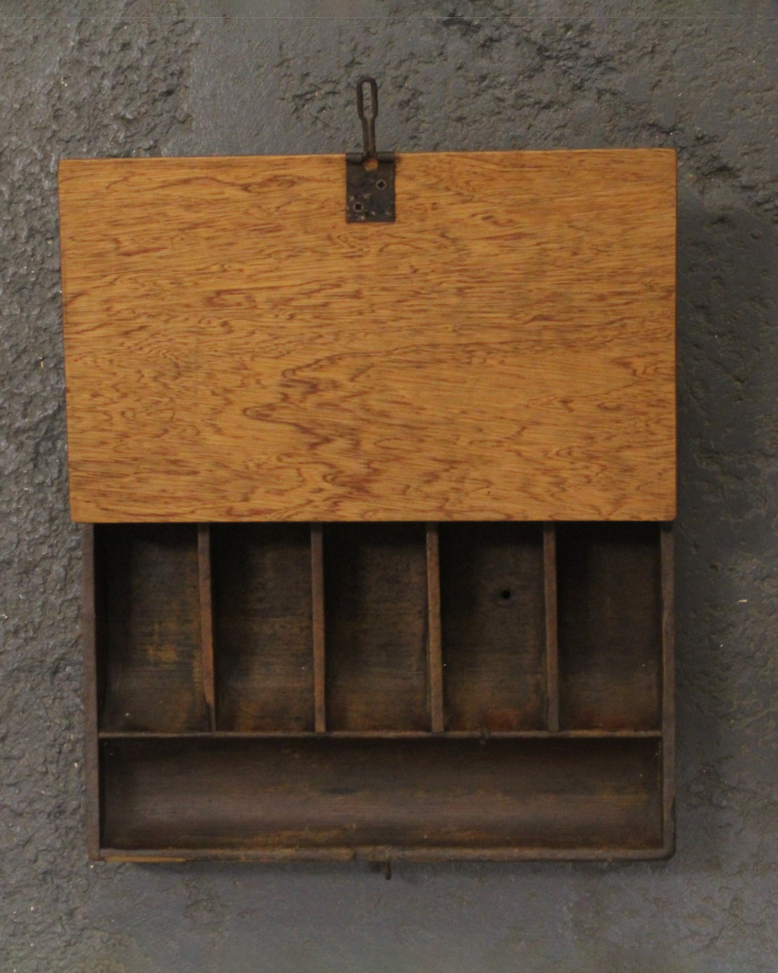 Wooden vintage cash register