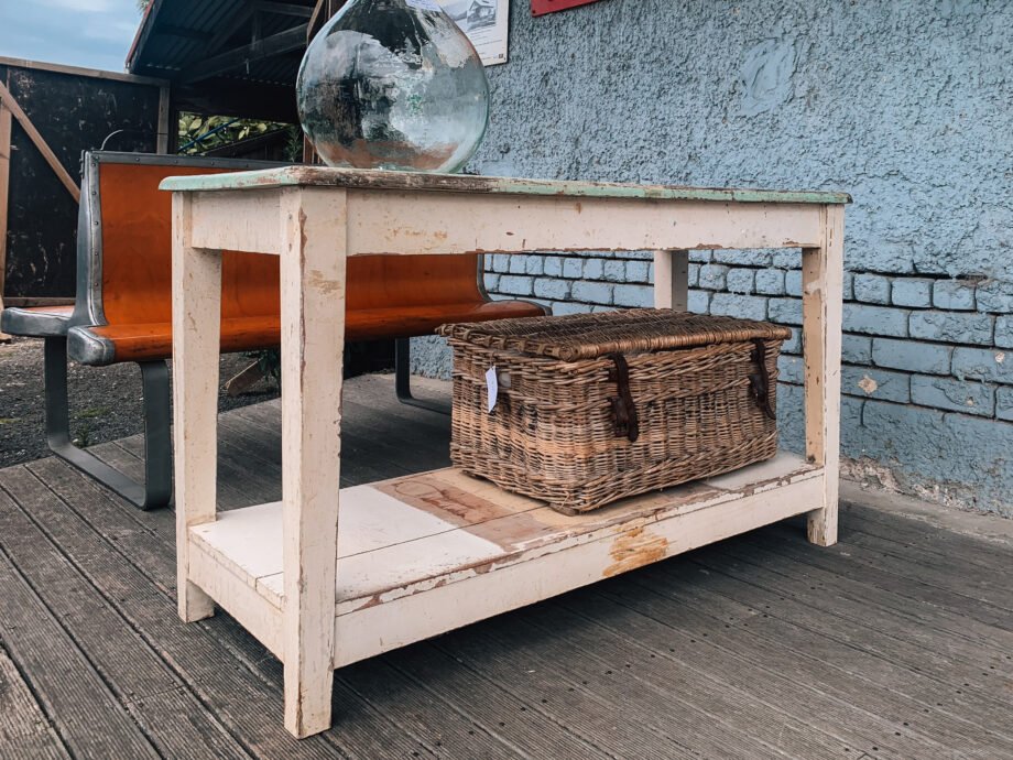 antique French country kitchen island