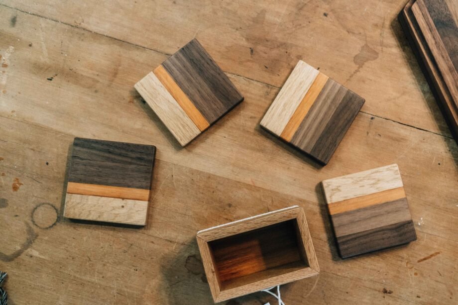 Board and Coasters - Rimu & Matai woodwork